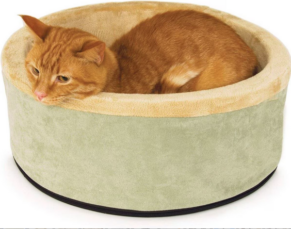 K&H Pet Products Thermo-Kitty Bed Indoor Heated Cat Bed