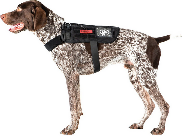 OneTigris Apollo 09 Tactical Dog Harness, Black, 17 to 35-in chest