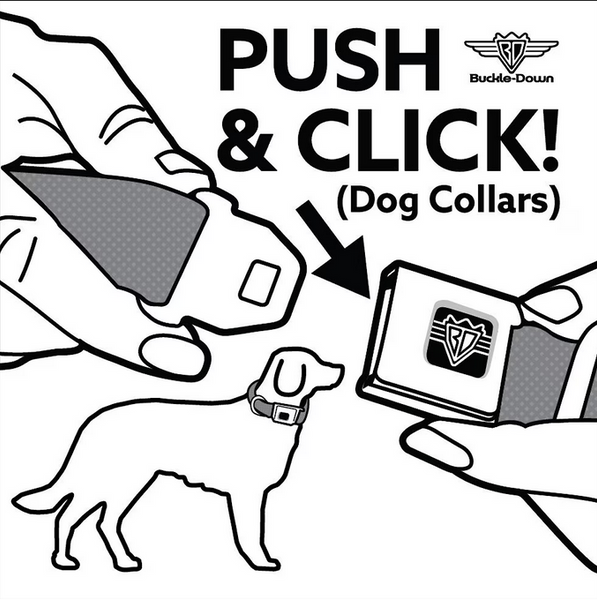 Buckle-Down American Flag Dog Collar