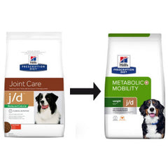 Hill's Prescription Diet J/D Weight Metabolic + Mobility dog food with chicken