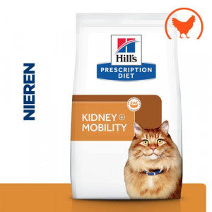 Hill's Prescription Diet K/D J/D Kidney + Mobility cat food with chicken