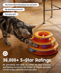 Catstages Tower of Tracks Cat Toy, 3 count