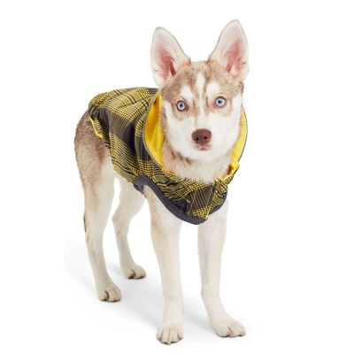 Yellow GF Pet ELASTOFIT raincoat for dogs