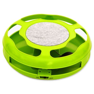 Iconic Pet Mouse Rush Interactive Cat Toy in Green - Royalitypets.com