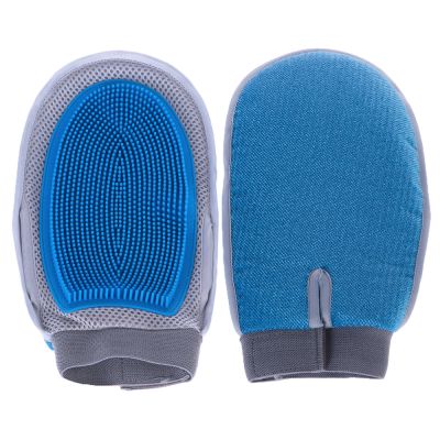 Double-sided glove for cats and dogs