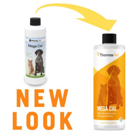 Thomas Labs Mega Cal High Calorie Liquid Dog & Cat Supplement, 16-oz bottle