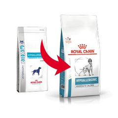 Royal Canin Veterinary Diet Hypoallergenic Moderate Calorie Dog Food