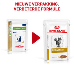 Royal Canin Veterinary Urinary S/O Morsels in Gravy Bags of Cat Food