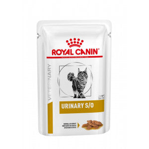 Royal Canin Veterinary Urinary S/O Morsels in Gravy Bags of Cat Food