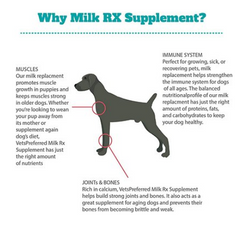 Vets Preferred Advanced Milk Rx Dog Supplement, 12-oz jar