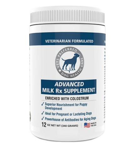 Vets Preferred Advanced Milk Rx Dog Supplement, 12-oz jar