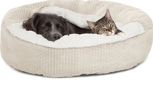 Best Friends by Sheri Cozy Cuddler Mason Microfiber Hooded Blanket Cat & Dog Bed