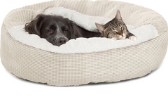 Best Friends by Sheri Cozy Cuddler Mason Microfiber Hooded Blanket Cat & Dog Bed