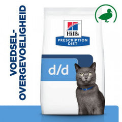 Hill's Prescription Diet D/D Food Sensitivities cat food with duck & green peas