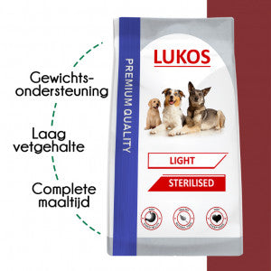 Lukos Light Sterilised dog food