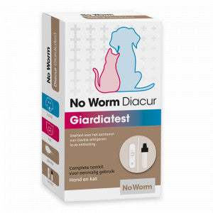 No Worm Diacur Giardiatest for dog and cat
