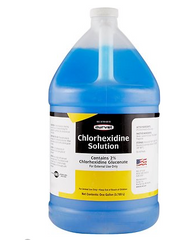 Durvet Chlorhexidine Solution Horse & Dog Antibacterial Wound Cleaner, 1-gal bottle