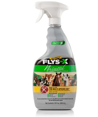 Absorbine FLYS-X Natural Fly Repellent Dog & Livestock Spray, 32-oz bottle