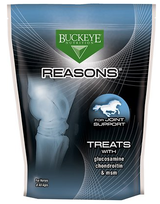 Buckeye Nutrition Reasons Joint Support Horse Treats, 4-lb bag