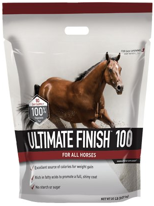 Buckeye Nutrition Ultimate Finish 100 Weight Gain Granules Horse Supplement, 20-lb soft pack