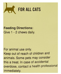 Pet Naturals L-Lysine Cat Chews, 3.74-oz, 60 count