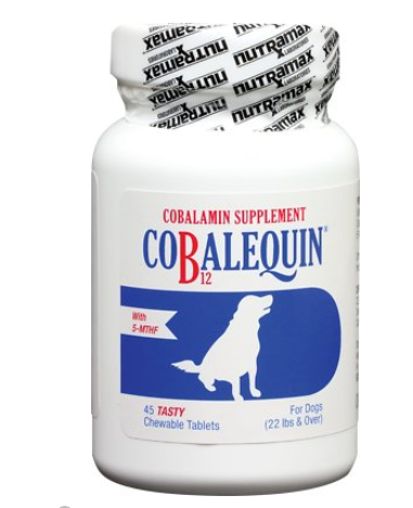 Nutramax Cobalequin Chewable Tablet Medium & Large Dog Supplement, 45 count