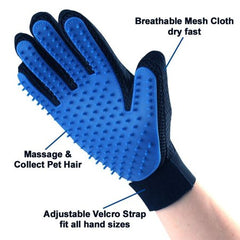 Pet Grooming Glove Dog Cat - Royalitypets.com