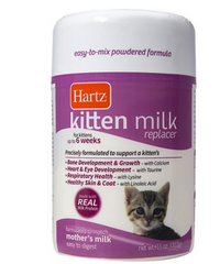 Hartz Kitten Milk Replacer Powdered Formula, 11-oz jar