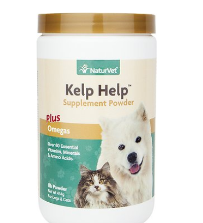 NaturVet Kelp Help Mineral & Vitamin Dog & Cat Powder Supplement